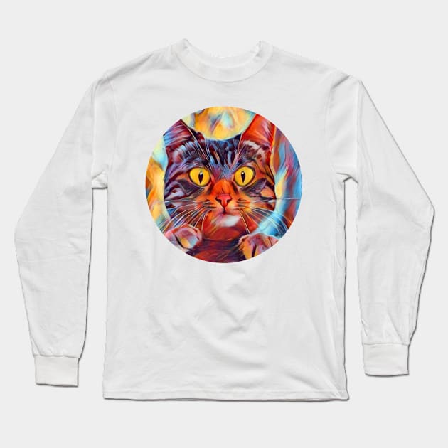 Delicate mycat, revolution for cats Long Sleeve T-Shirt by GoranDesign